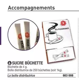 Sucre Bûchette offre sur Hyperburo