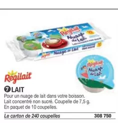 Régilait - Lait offre sur Hyperburo