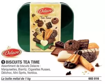 Delacre - Biscuits Tea Time offre sur Hyperburo