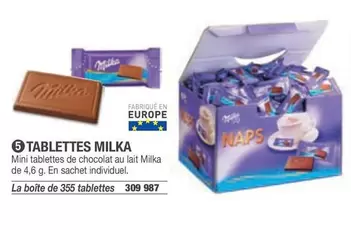 Milka - Tablettes offre sur Hyperburo