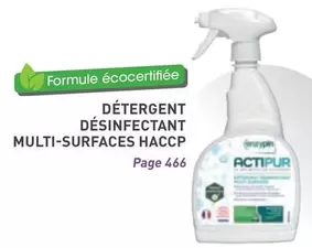 Haccp - Détergent Désinfectant Multi-Surfaces offre sur Hyperburo