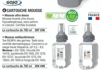 Gojo - Cartouche Mousse offre sur Hyperburo