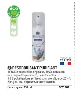 Désodorisant Purifiant offre sur Hyperburo