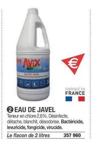 Avix - Eau De Javel offre sur Hyperburo