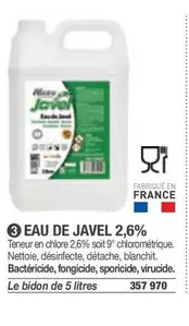 Eau De Javel 2,6% offre sur Hyperburo