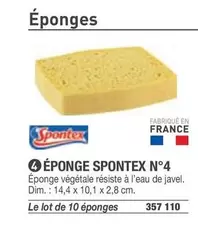 Spontex - Éponge  N°4 offre sur Hyperburo