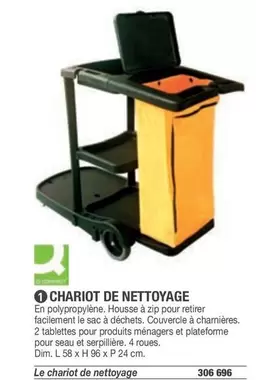 Chariot De Nettoyage offre sur Hyperburo