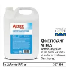 Actiff - Nettoyant Vitres offre sur Hyperburo