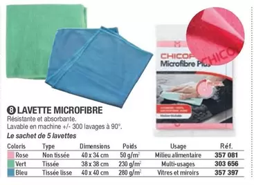 Lavette Microfibre offre sur Hyperburo