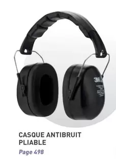 Casque Antibruit Pliable offre sur Hyperburo