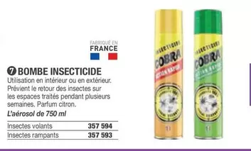 Bombe Insecticide offre sur Hyperburo