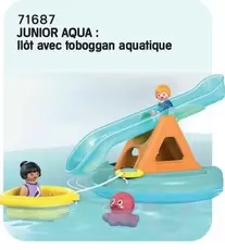 Junior Aqua: Llôt Avec Toboggan Aquatique offre sur Playmobil