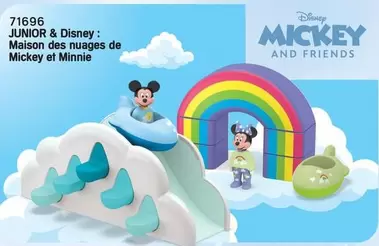 Playmobil - 71696 Junior & Disney : Maison Des Nuages De Mickey Et Minnie offre sur Playmobil