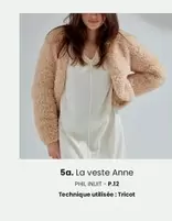 La Veste Anne offre sur Phildar