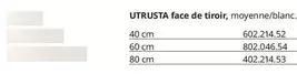 Utrusta Face De Tiroir offre sur IKEA