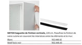 Apple - Mepod Baguette De Finition Verticale offre sur IKEA