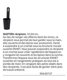 Skattan Récipient offre sur IKEA