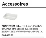 Sunnersta - Tablette, Blanc. 25x14x5 offre sur IKEA