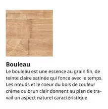 Bouleau offre sur IKEA