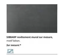 Sibbarp Revêtement Mural Sur Mesure offre sur IKEA