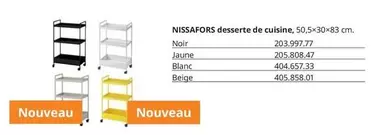 Nissafors desserte de cuisine offre sur IKEA