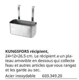 Kingsfors Recipient offre sur IKEA