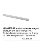 Kingsfors Porte Couteaux Magné Tique offre sur IKEA