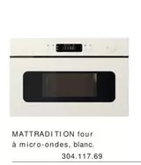 Mattradition Four À Micro Ondes, Blanc offre sur IKEA