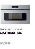 Ikea - Mattradition Micro-Ondes Coordonné offre sur IKEA