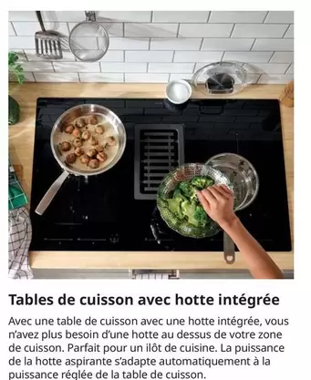 Tables De Cuisson Avec Hotte Intégrée offre sur IKEA