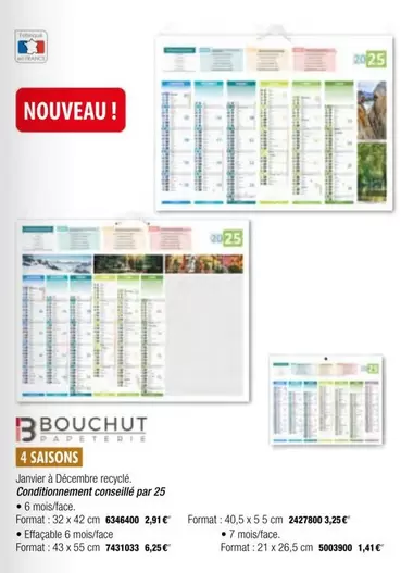 Bouchut - 4 Saisons offre à 2,91€ sur Plein ciel