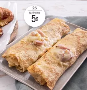 Crêpes offre à 5€ sur Supermarché Match