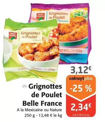 belle france - grignottes de poulet