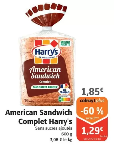 harry's - american sandwich complet