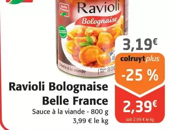 Belle France - Ravioli Bolognaise