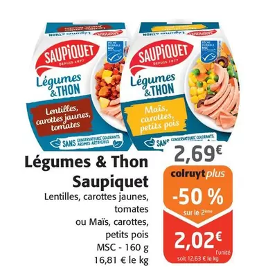 Saupiquet - Légumes & Thon