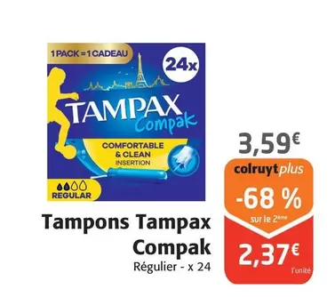 Tampax - Tampons Compak