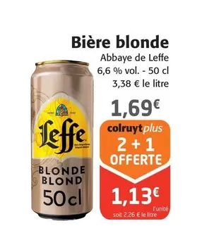 leffe - bière blonde