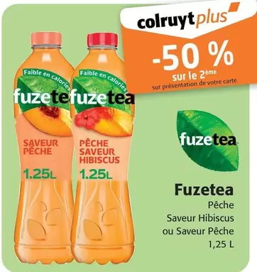 Fuzetea - Pêche Saveur Hibiscus Ou Saveur Pêche