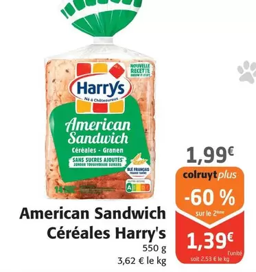 harry's - american sandwich céréales