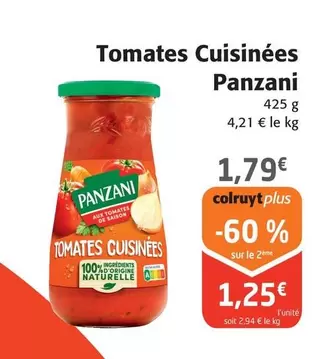 panzani - tomates cuisinées