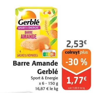 Gerblé - Barre Amande