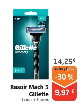 gillette - rasoir mach 3