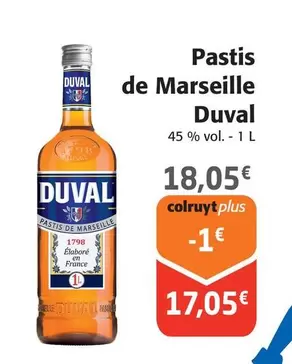 duval - pastis de marseille