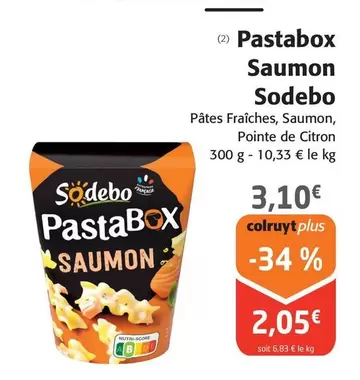 Sodebo - Pastabox Saumon