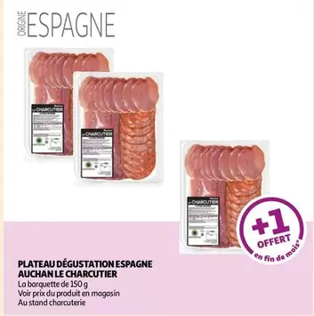 Auchan - Plateau Dégustation Espagne Le Charcutier