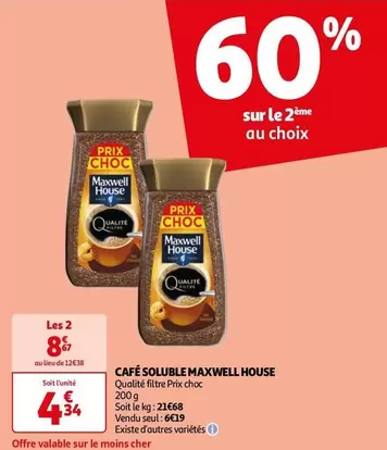 Maxwell House - Café Soluble