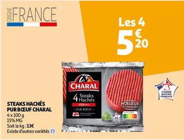 Charal - Steaks Hachés Pur Bœuf