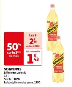 Schweppes - Différentes Variétés