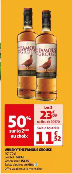 Whisky The Famous Grouse